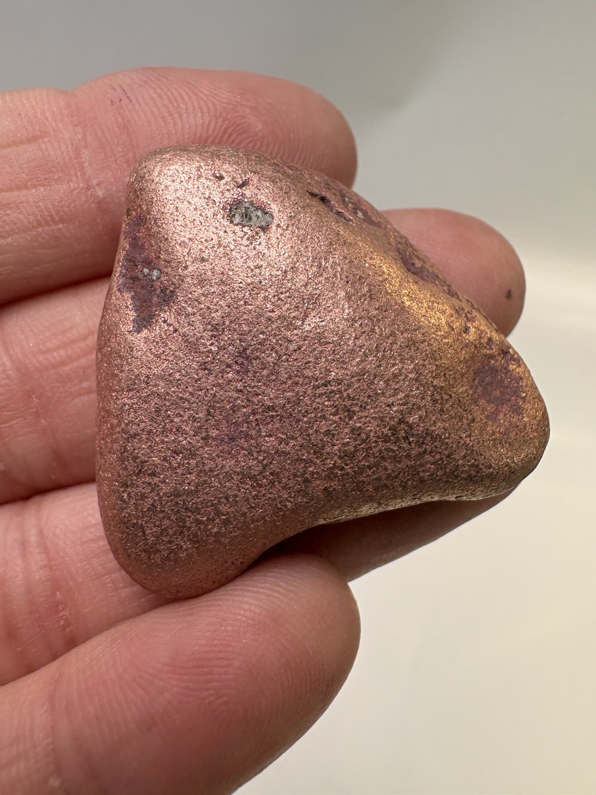 Pure Native Michigan Float Copper Mineral Specimen Lake Superior Keweenaw