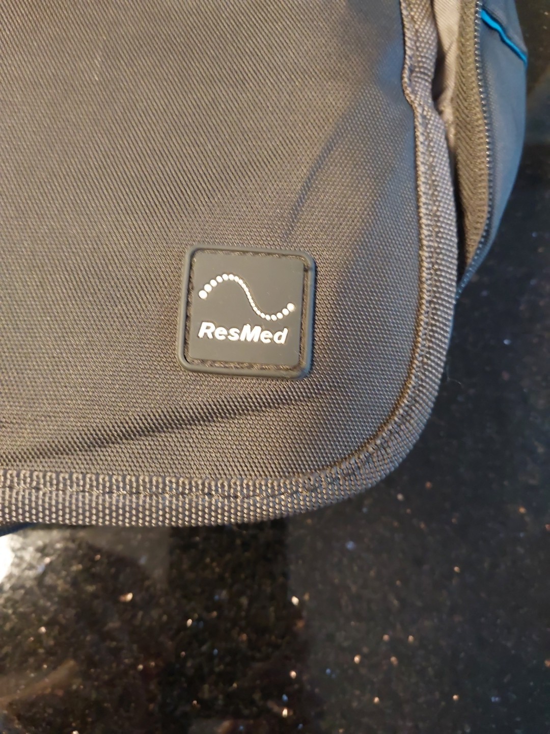 ResMed Airsense 10 CPAP Travel Bag With Shoulder Strap Black Gray