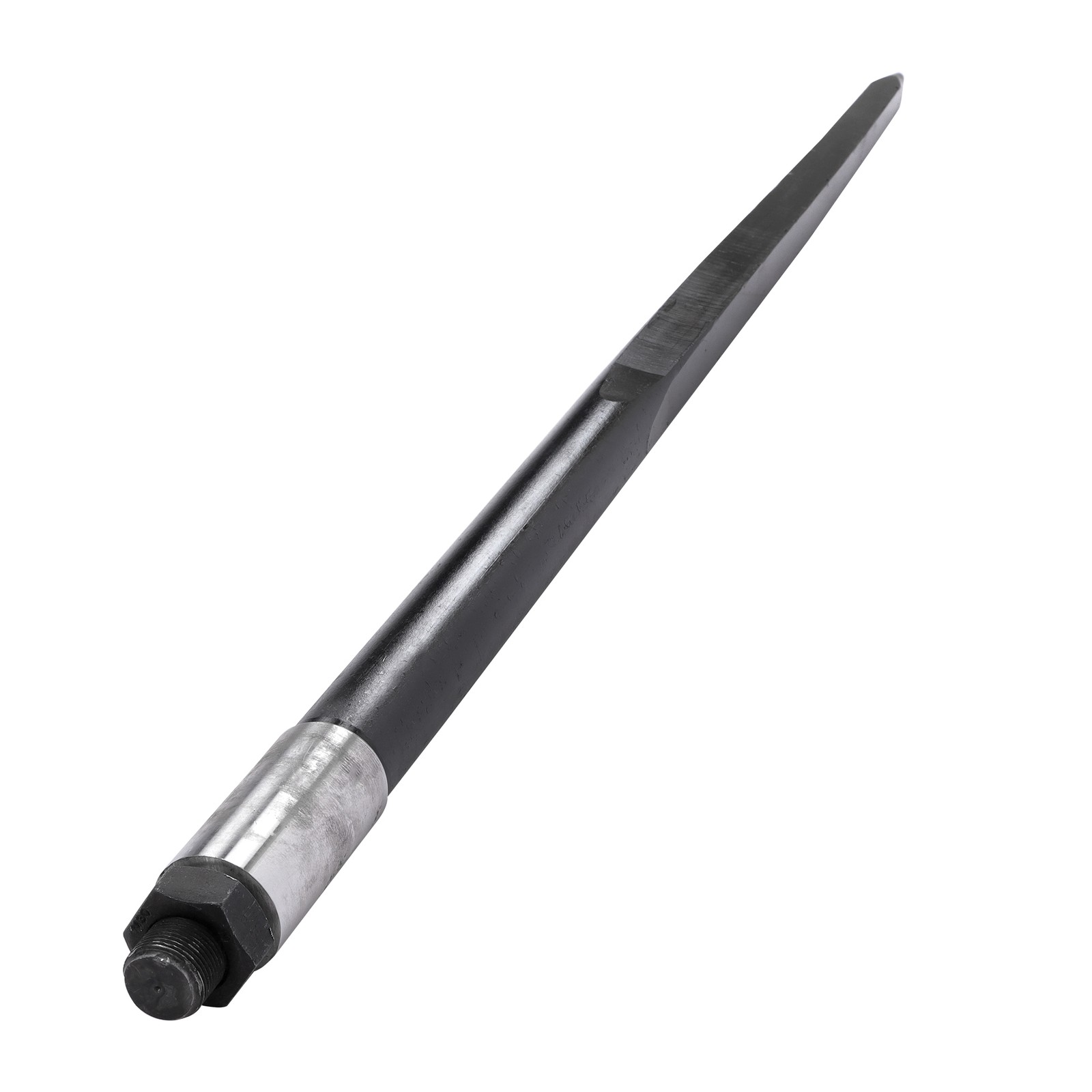 49In Hay Spike Bale Spear 4500lbs Capacity Spike Fork For Tractor Black 2 Pcs