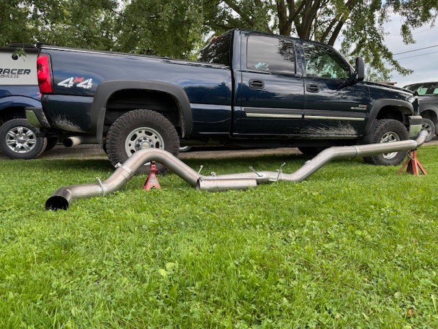 5" FULL Exhaust Pipe 2001-2007 Chevrolet GMC Duramax 6.6L 2500HD Chevy Diesel