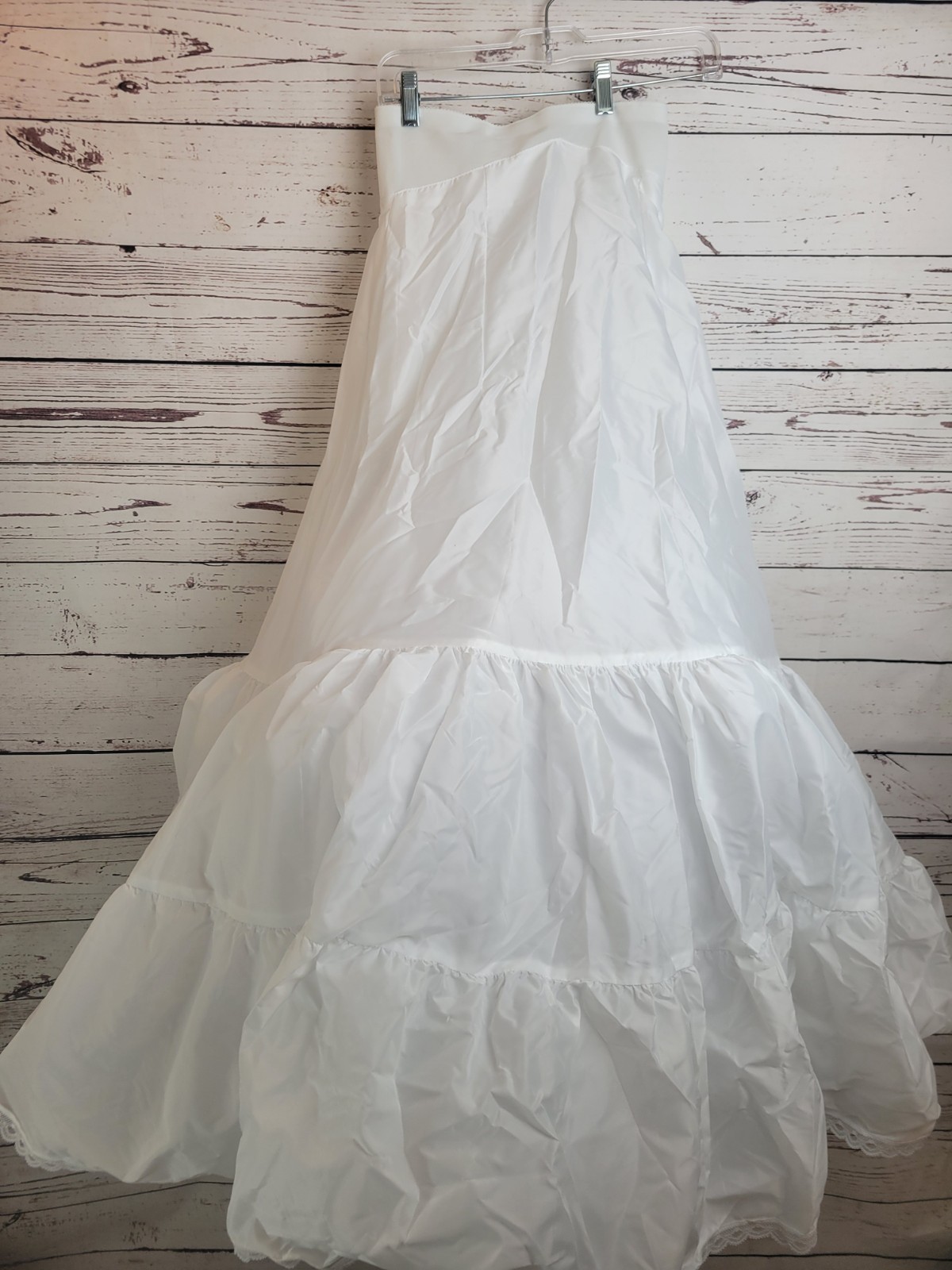 White David's Bridal Ball Gown Half Slip Wedding Skirt Petticoat Women's Size 6