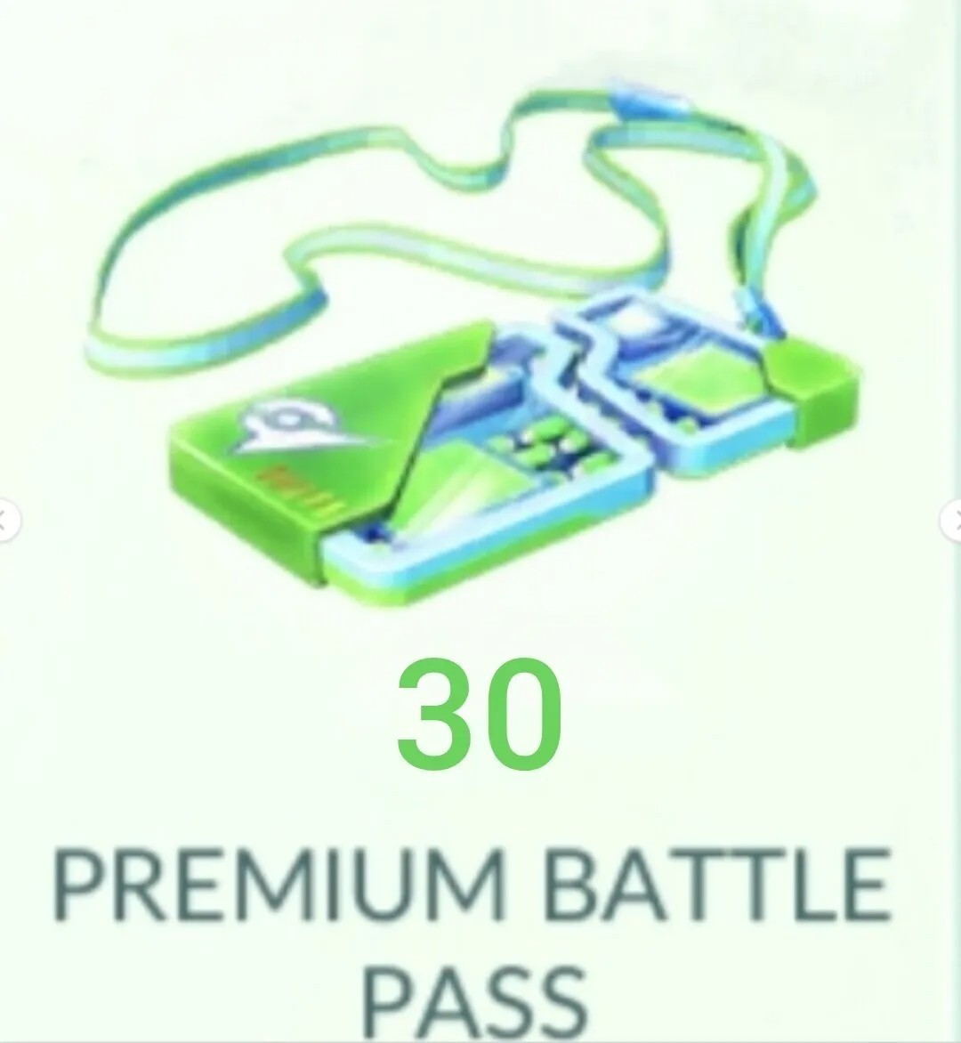 Pokemon GO: 30 Premium Raid Passes
