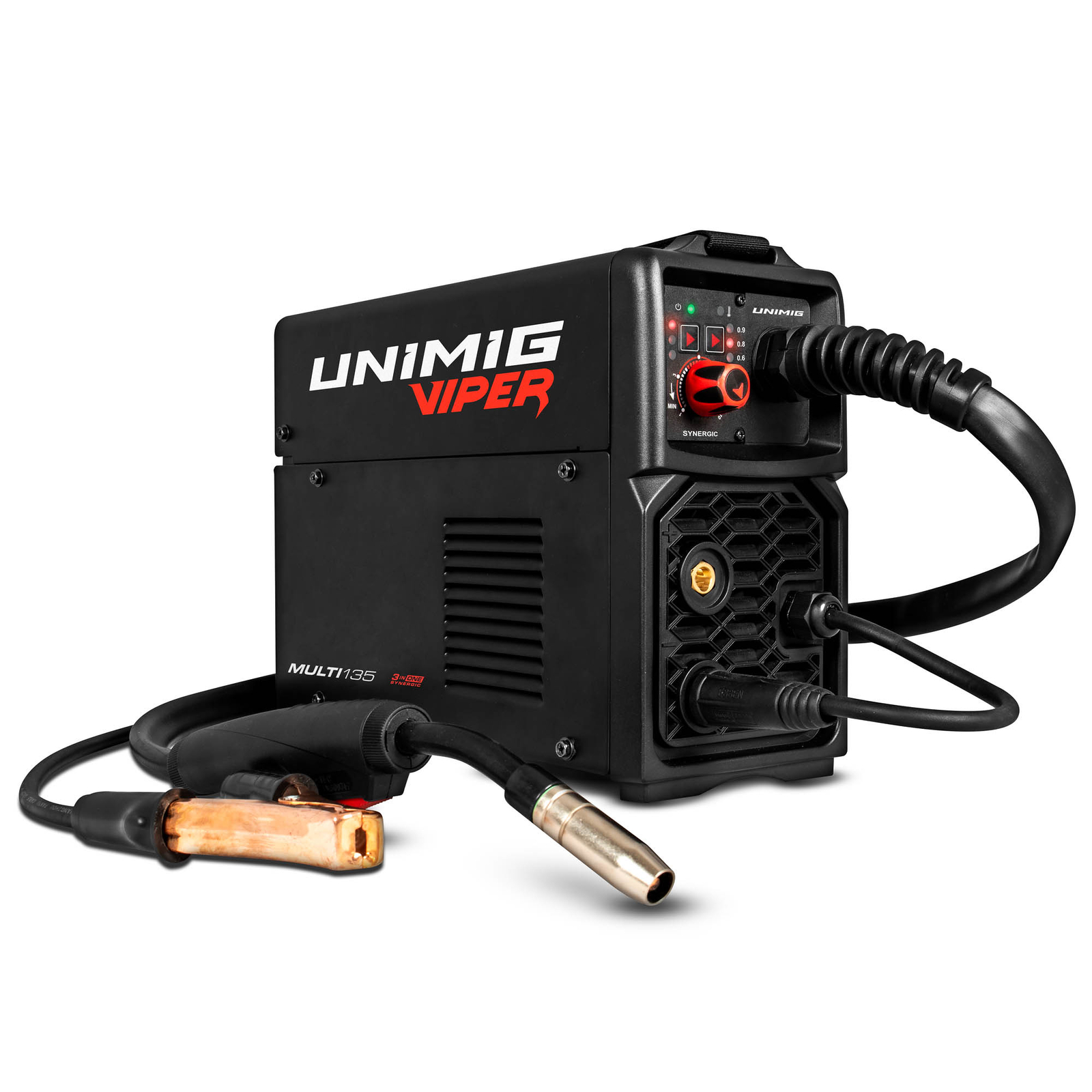 UNIMIG Viper 135 Multi 3-in-1 Mig Tig Stick Welder + Welding Torch, MMA U11005K