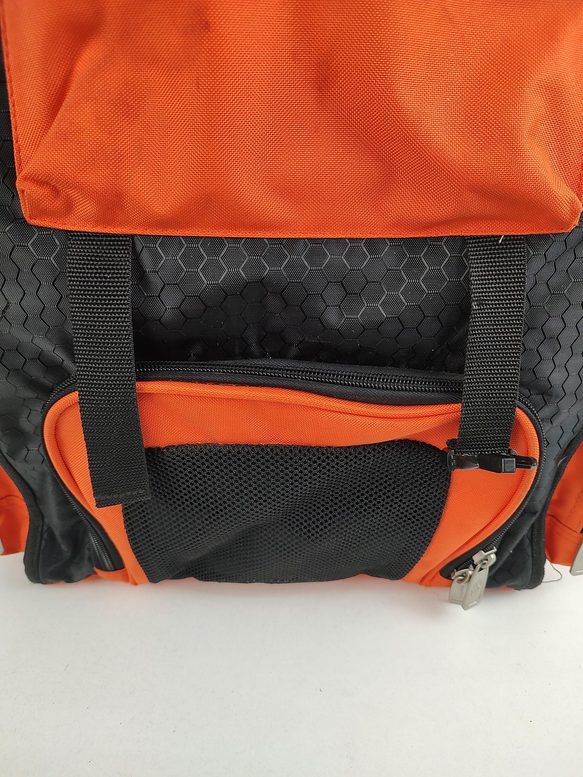 Boombah Baseball Equipment Backpack One Size Orange Black Bat Pack Gear Logo
