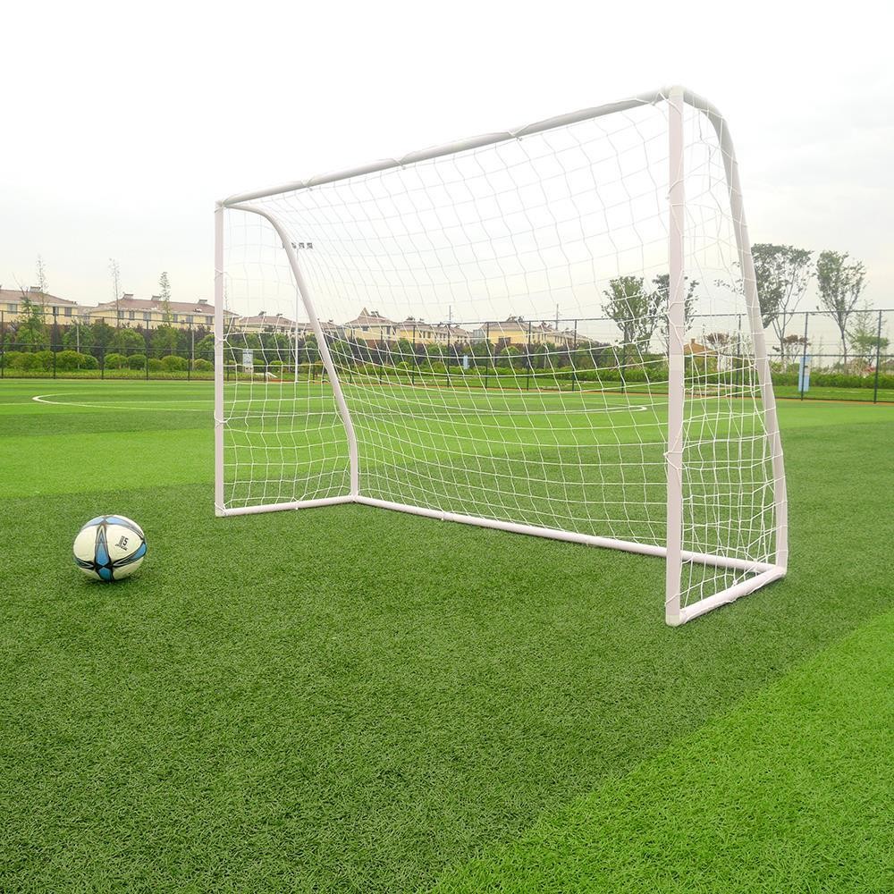 Portable Soccer Goal Net PVC Frame Backyard Football Training Set 8x5 FT