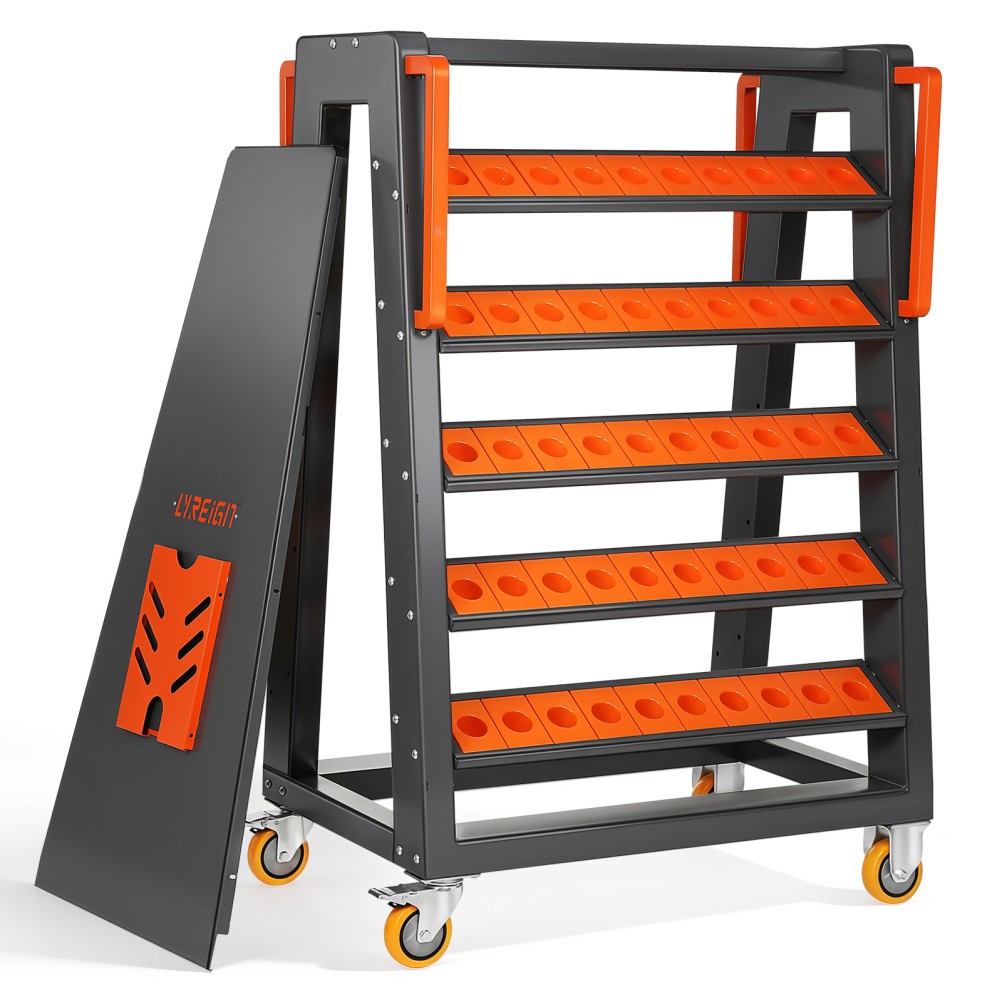 CNC Tool Storage Racks Movable can be Install CAT40-100CAP strong load-bearing