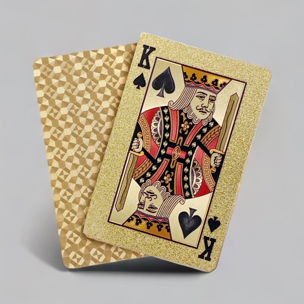 Deck Of Diamond Waterproof Golden Playing Cards,Deck Of Cards, HD, Poker Card