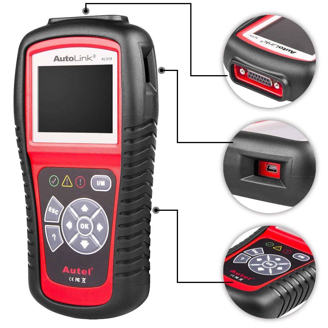 2025 Autel AutoLink AL519 OBD2 Scanner Car Diagnostic Code Reader Up from AL319