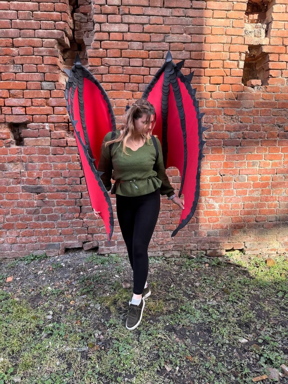 ed Dragon Wings Cosplay Large Demon Bat Wings Gothic Costume Adult Fursuit