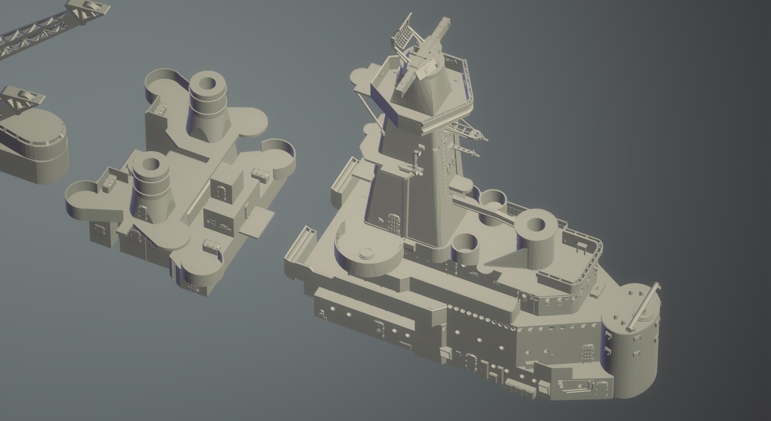 1/350 USS Washington BB56 1942 Conversion Set for Trumpeter North Carolina kit