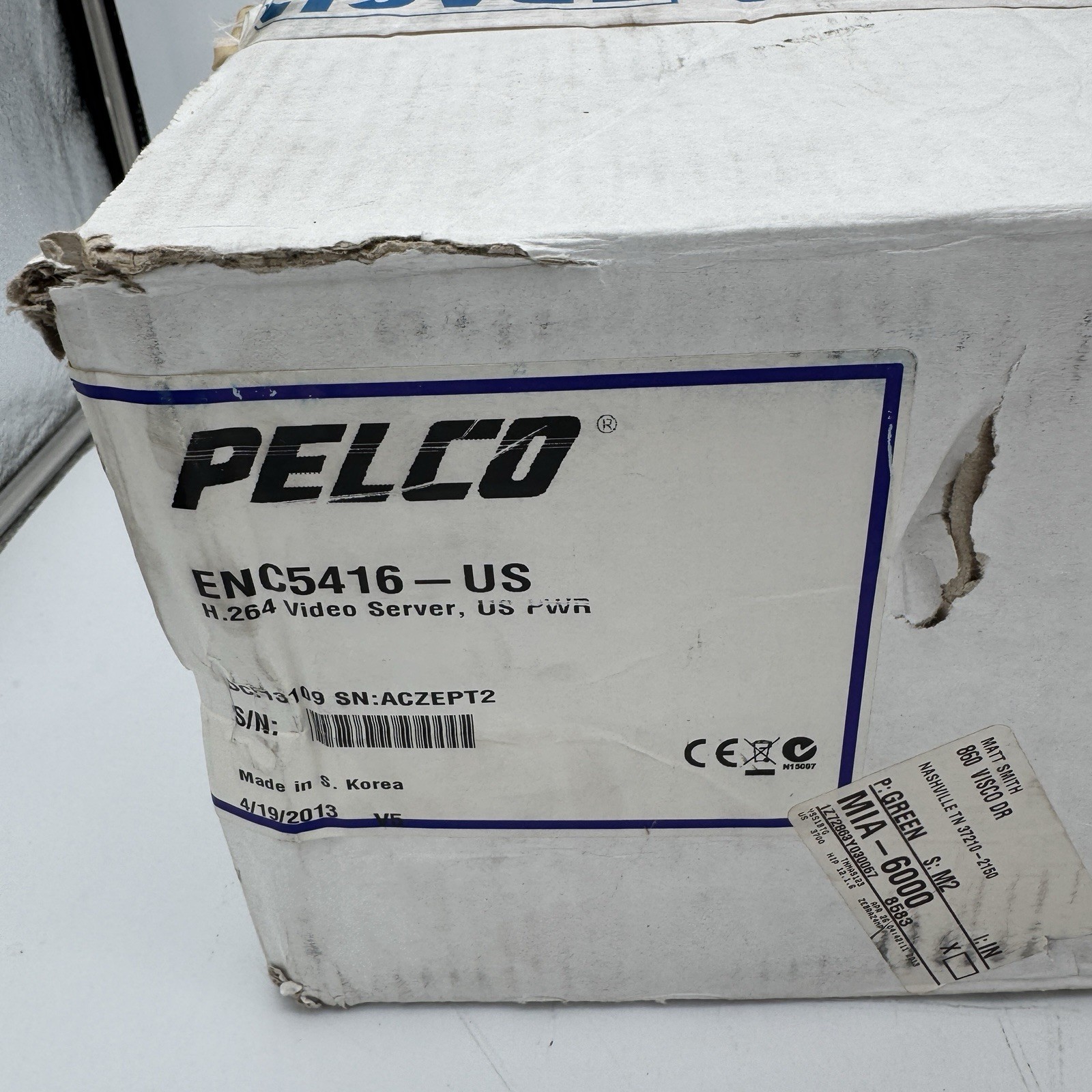 Pelco ENC5416-US 16 Channel H.264 Direct-Attach Encoder US