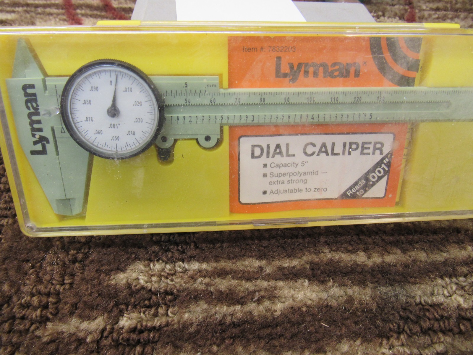 Lyman Dial Caliper With Case #7832203 Swiss Made