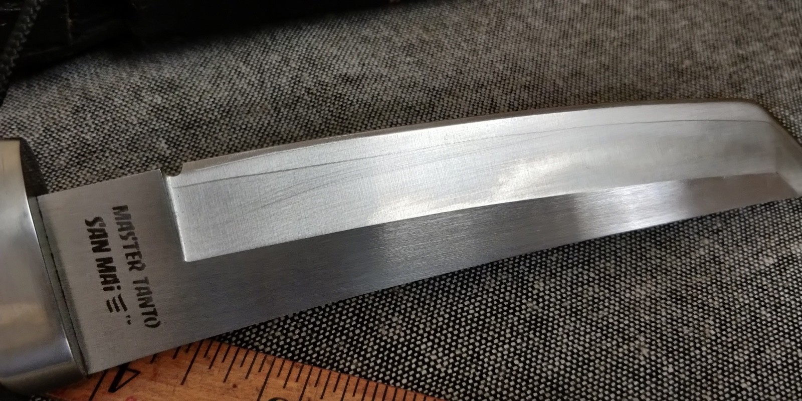 Vintage Cold Steel Inc JAPAN Master Tanto SAN MAI III in Fixed Blade Knife