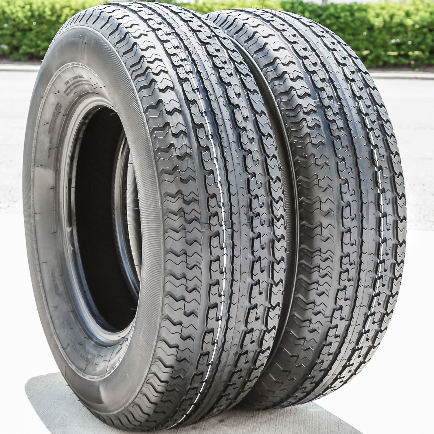 2 Tires Blackarrow STR01 Semi-Steel ST 205/75R15 Load E 10 Ply Trailer