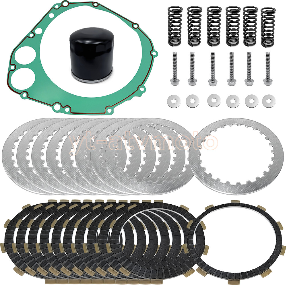 Clutch Friction Plates &Gasket Kit For Suzuki GSXR600 GSXR750 00-05 #21441-31E50