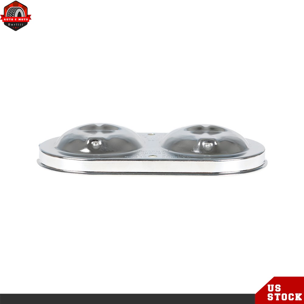 Master Cylinder Cover Chrome with Bails & Gaskets For Chevy Corvette 1967-81 82