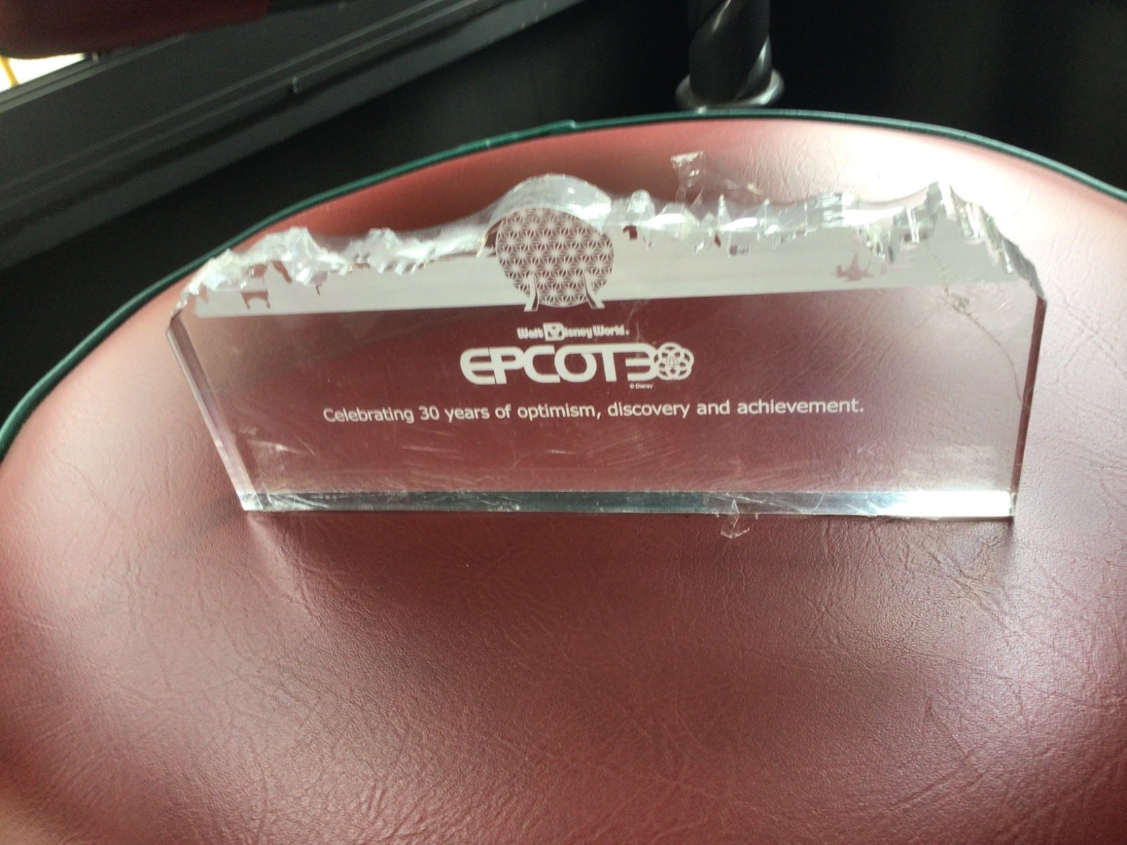 Disney Parks Epcot 30th Anniversary Display Sign prop.