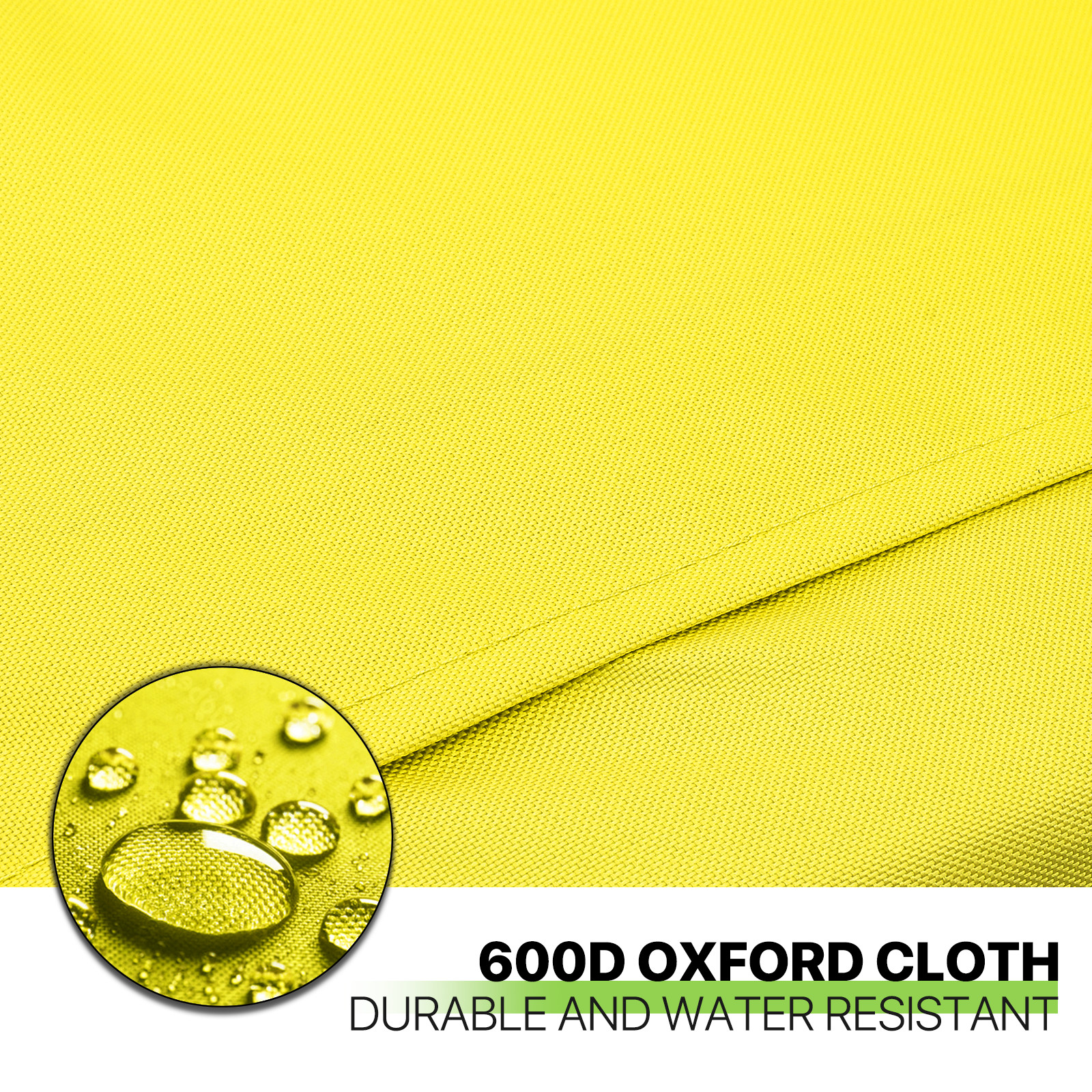 Yellow Foldable Dog Stroller Portable Pet Cat Carrier Cart w/Adjustable Sunshade