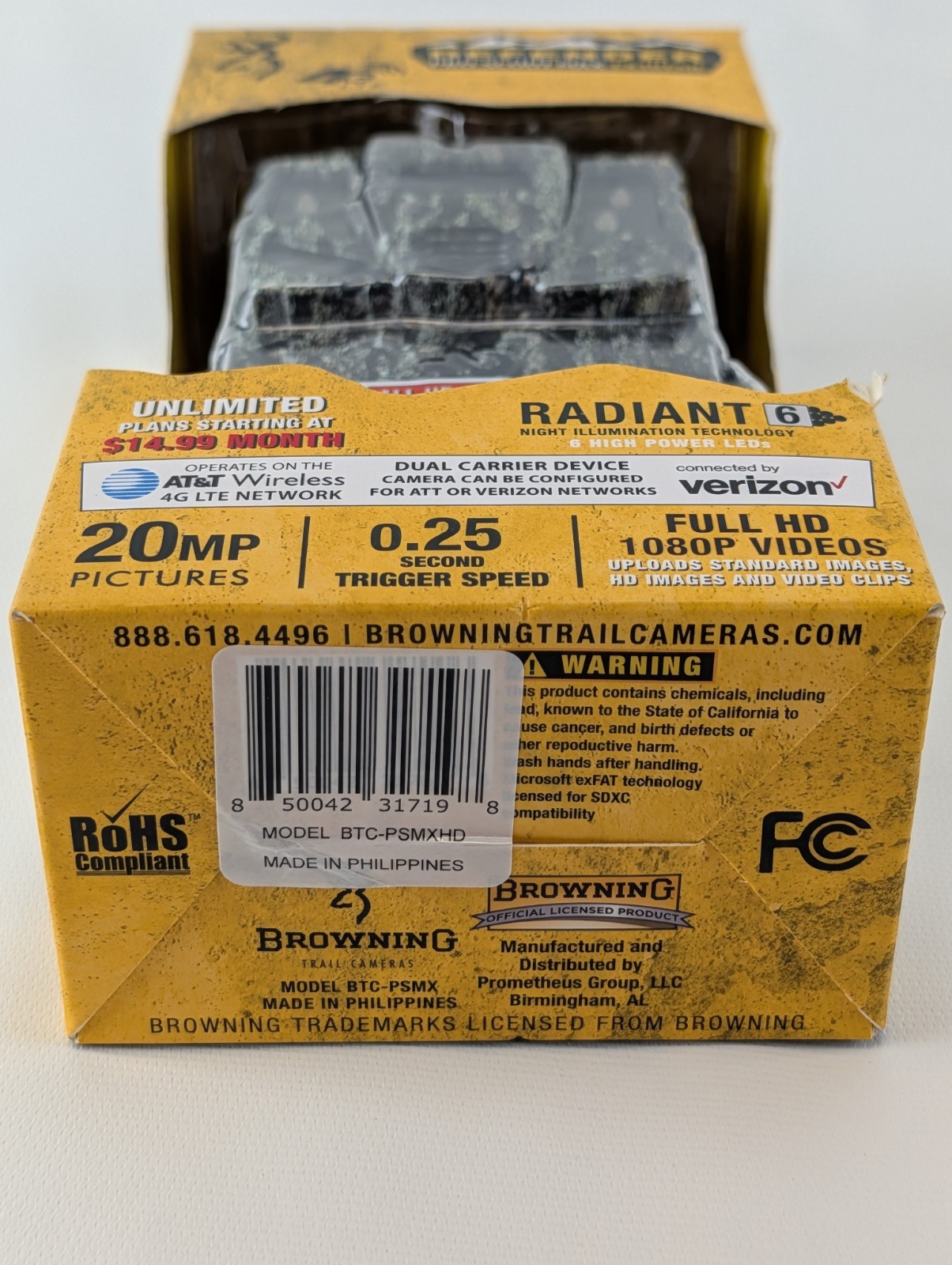 Browning Pro Scout Max Extreme HD Cellular Trail Camera Hunting Camo New