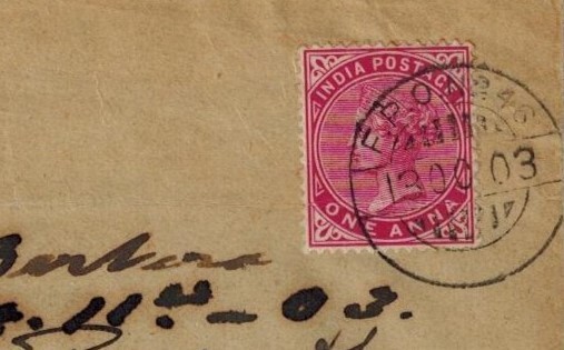 British Somaliland 1903 Military Expedition Cover w/ F.P.O. No 46 & ADEN Transit