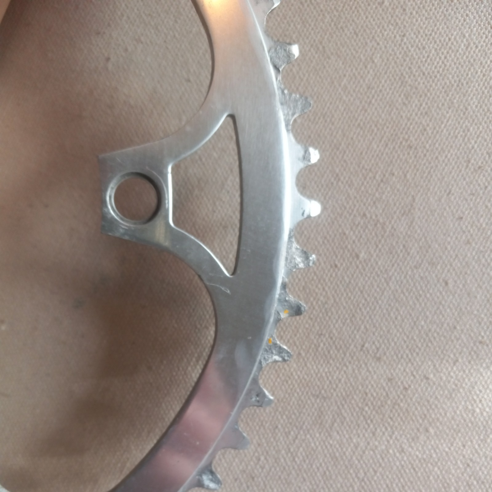 Campagnolo Super Record 57T "Patent" Chainring, Vintage