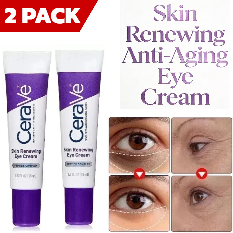 2PACK CeraV Skin Renewing Anti-Aging Eye Cream 14.2g Wrinkles Hyaluronic Acid