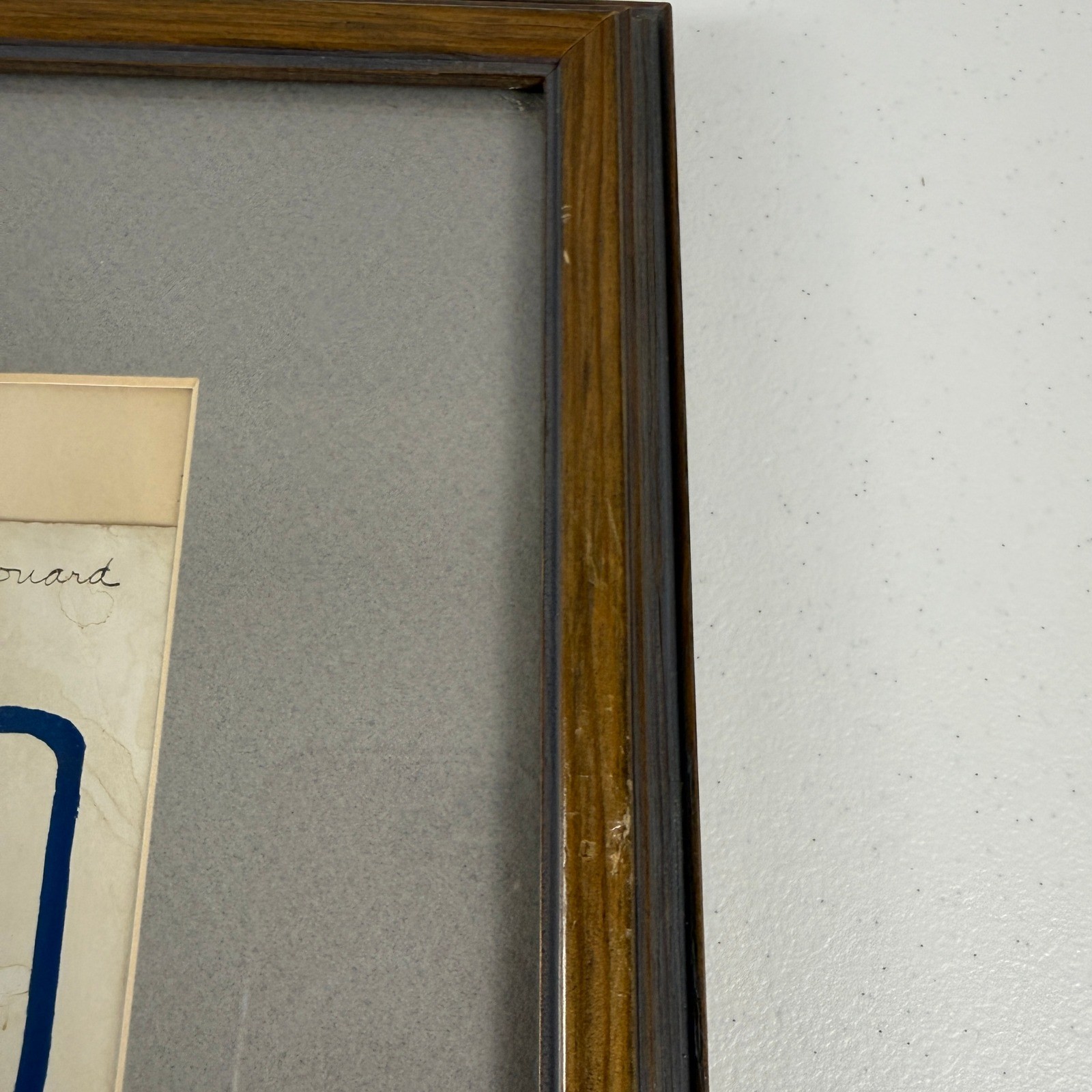 Antique 1901 Yale Boola Framed Sheet Music Art Nouveau Ivy Decor Music Office