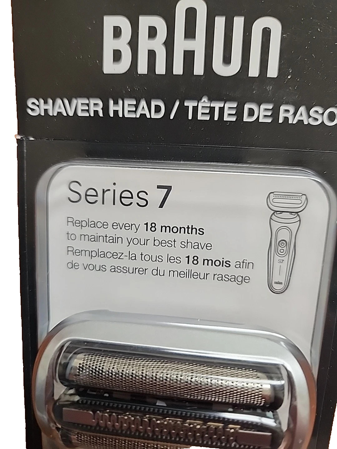 Braun Series 7 74S Electric Shaver Replacement Head Blade Cutter Silver Fits S7