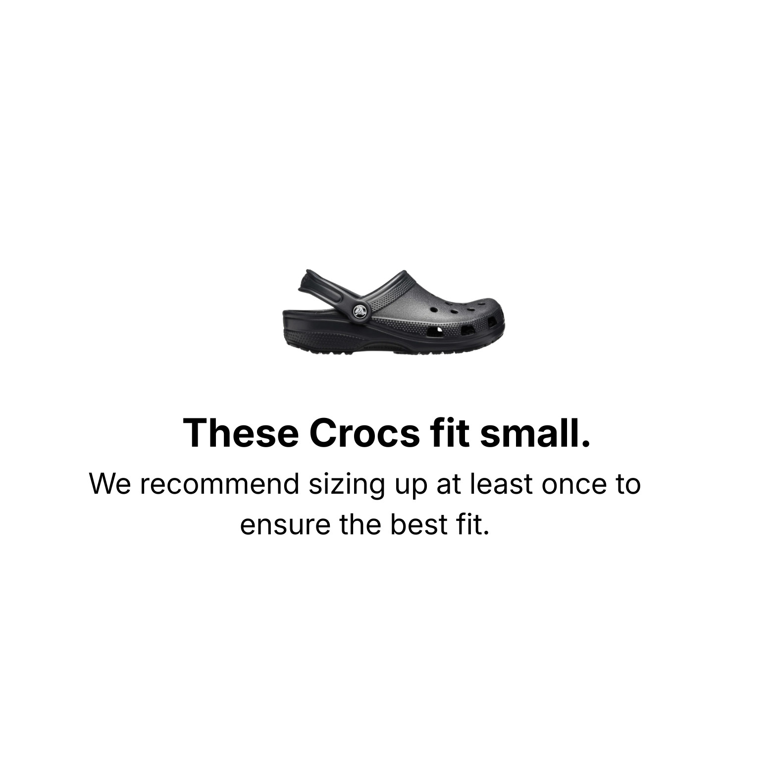 Crocs Classic Clog Unisex Men's Women's Slip On Water Shoes Sandals Black 10001