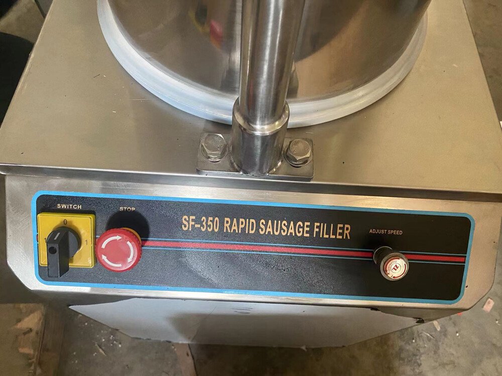 110V 26L Commercial Hydraulic Sausage Stuffer Filler SF260 with 3 Filling Nozzle