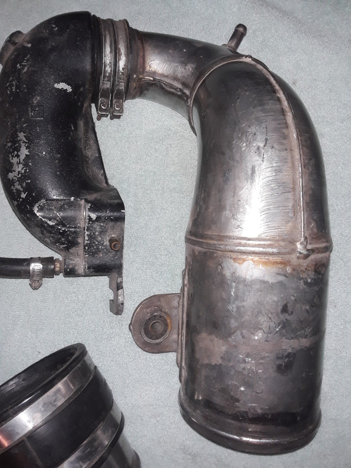 Kawasaki 650 SX X2 Exhaust Pipe Clamps Seal Connecting Tube Muffler Body OEM