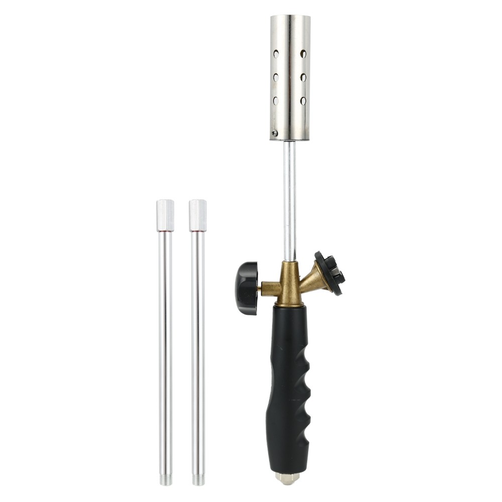 Long Arm Burner Weed Torches Flamethrower Blow Torch with Flame Control Valve
