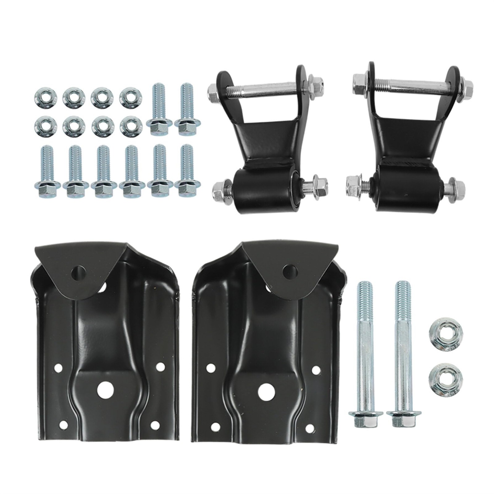 Leaf Spring Hanger Bracket Shackle Kit for Silverado Sierra 1500 1999-2013