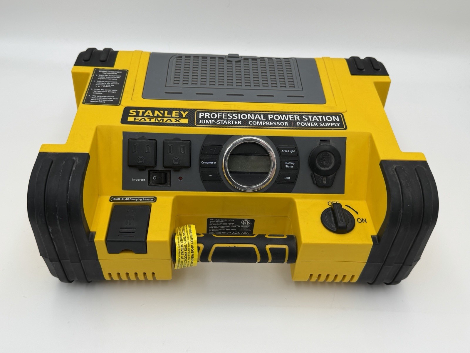 Stanley FATMAX PPRH5DS Multipurpose Power Station 12V Compressor | Jump-Start