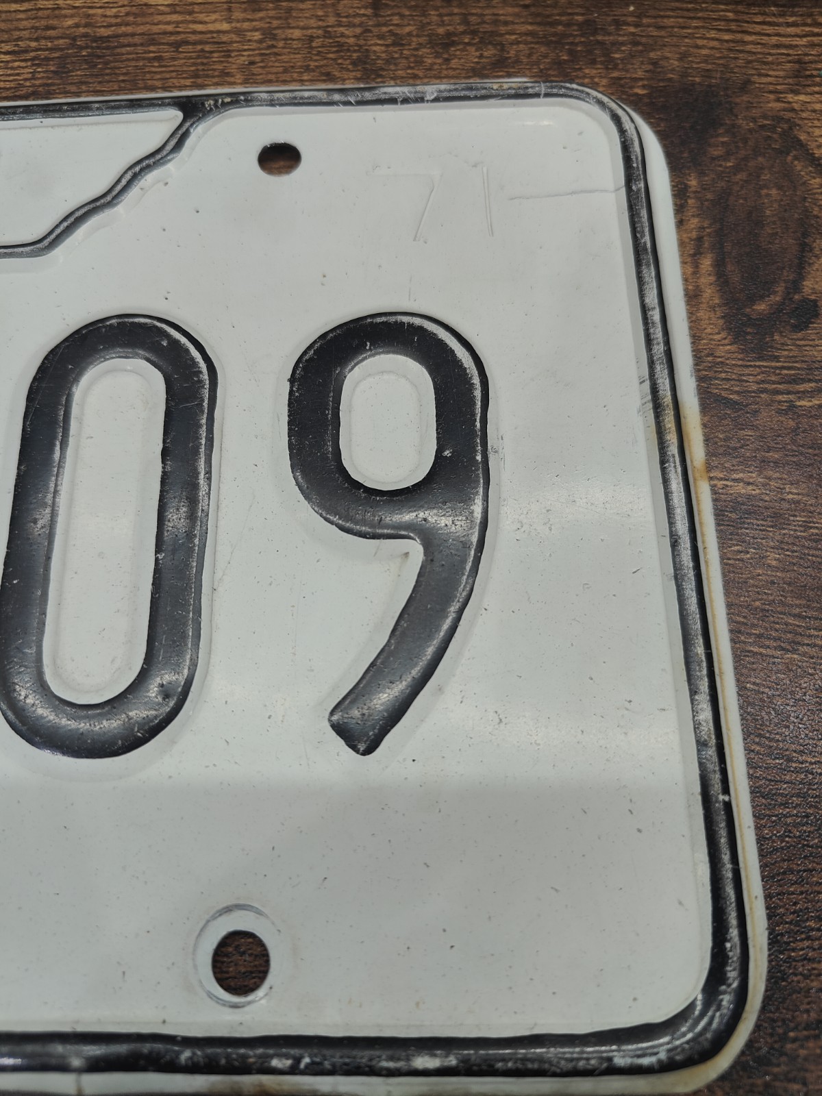 🟧Tennessee TN Tenn License Plate Tag 🟧 1971 71 70s 16 G509 Antique Roane