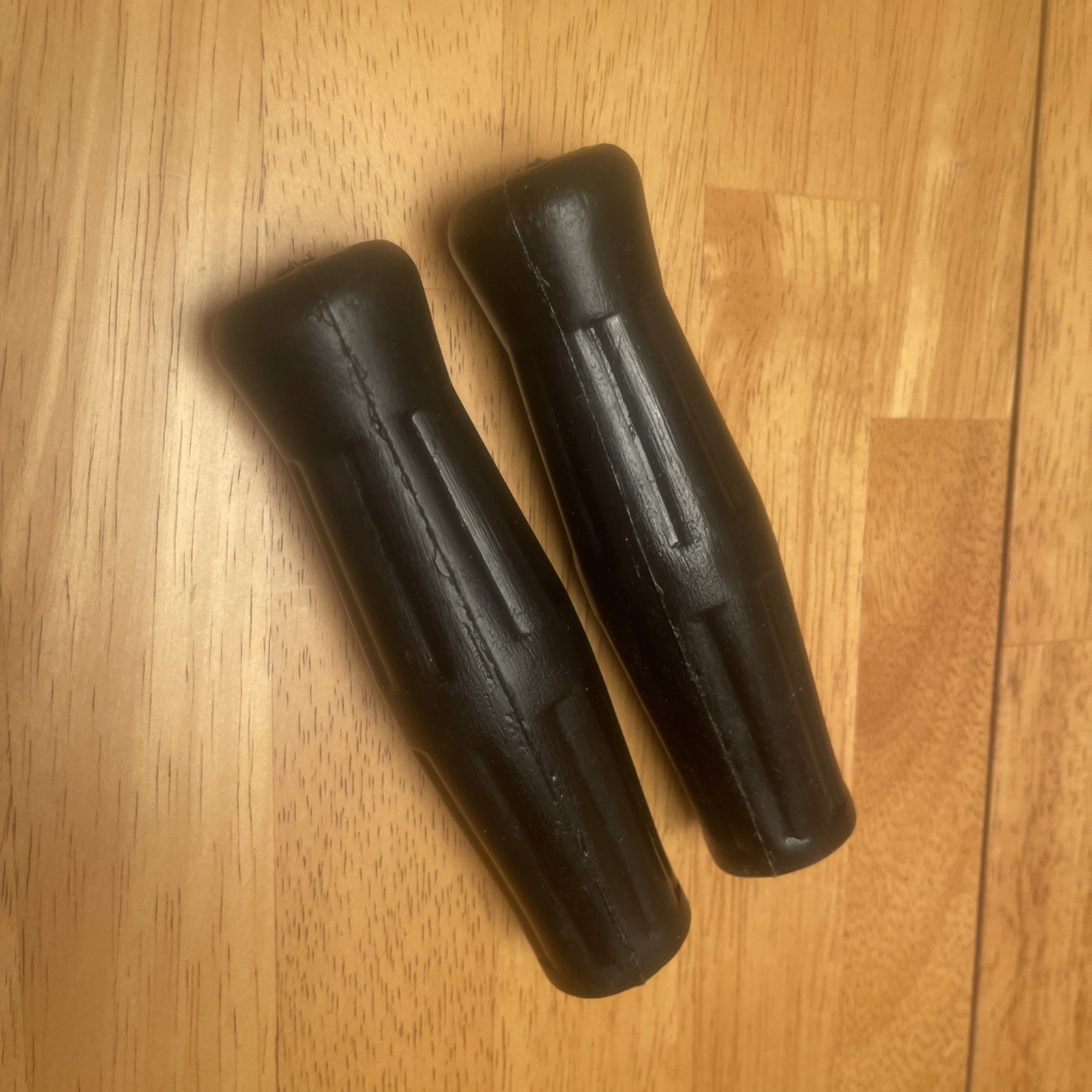 BICYCLE GRIPS Black Coke Bottle SCHWINN ELGIN Shelby Roadmaster Silverking