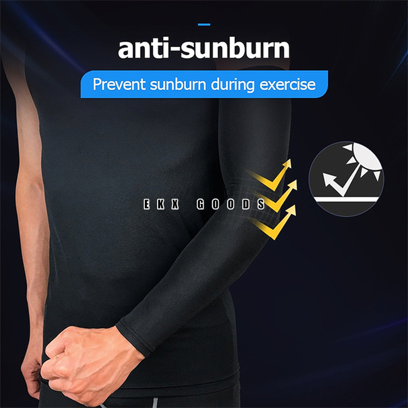 UV Sun Protection Arm Sleeve - Cooling Compression Sleeves for Men & Women