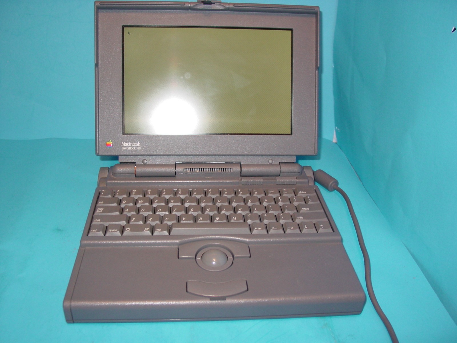Vintage Apple Macintosh PowerBook 180 Laptop M4440 with Power Adapter