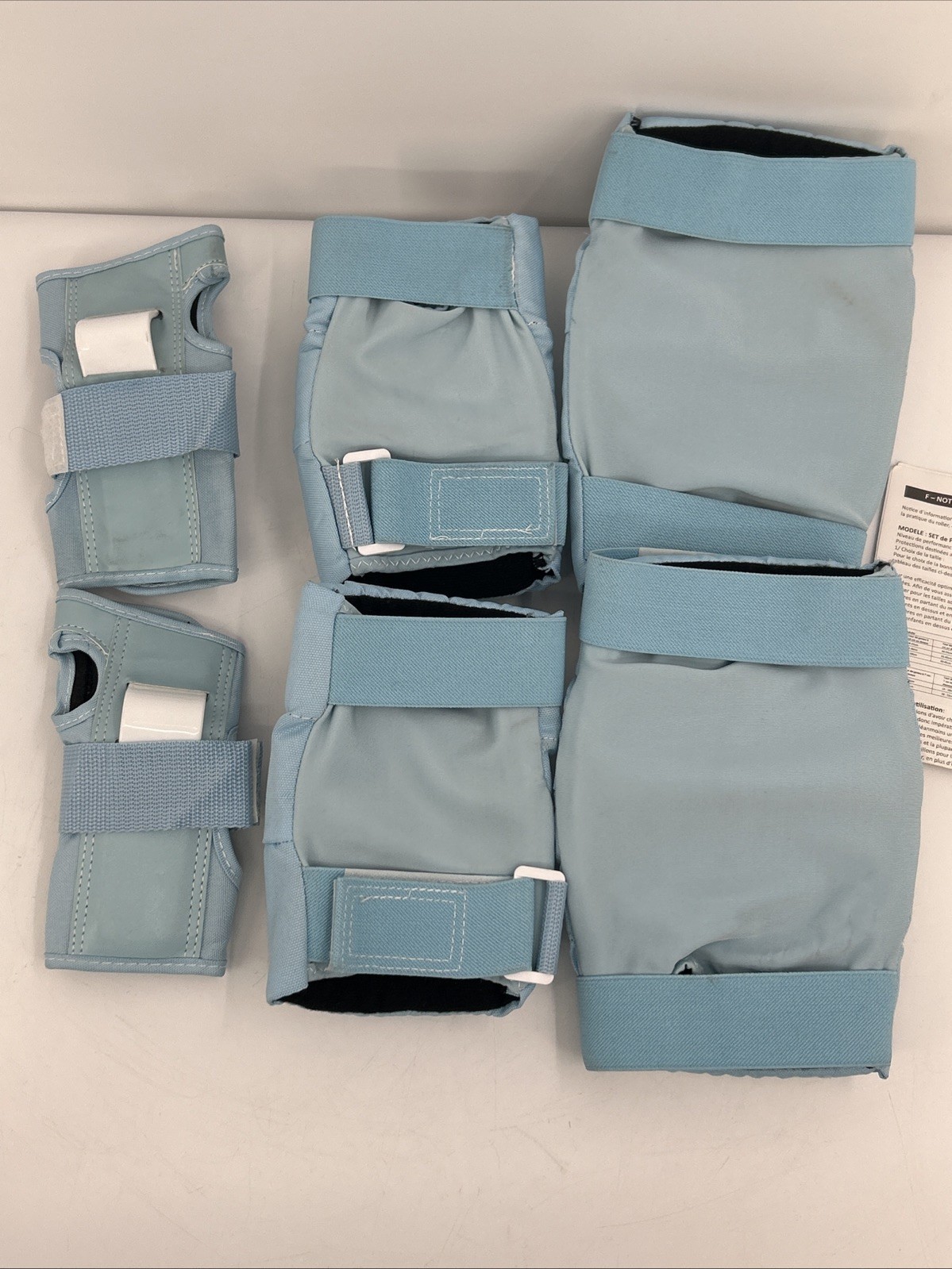 Impala Safety Gear Pack Adult SMALL Light Blue Knee Elbow Wrist Guards Skating