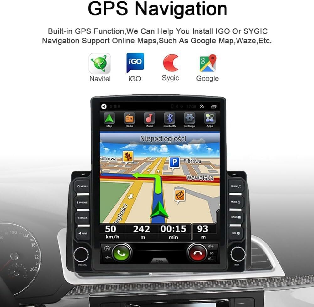 9.7'' For GMC Yukon Denali 2007-2014 Radio GPS With CarPlay Android Auto