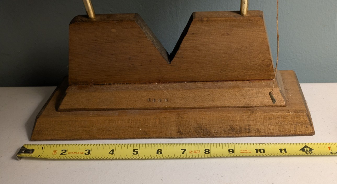 Antique Handmade LZ-127 Graf Zeppelin Germany Paper & Wood Model 1928 AJ