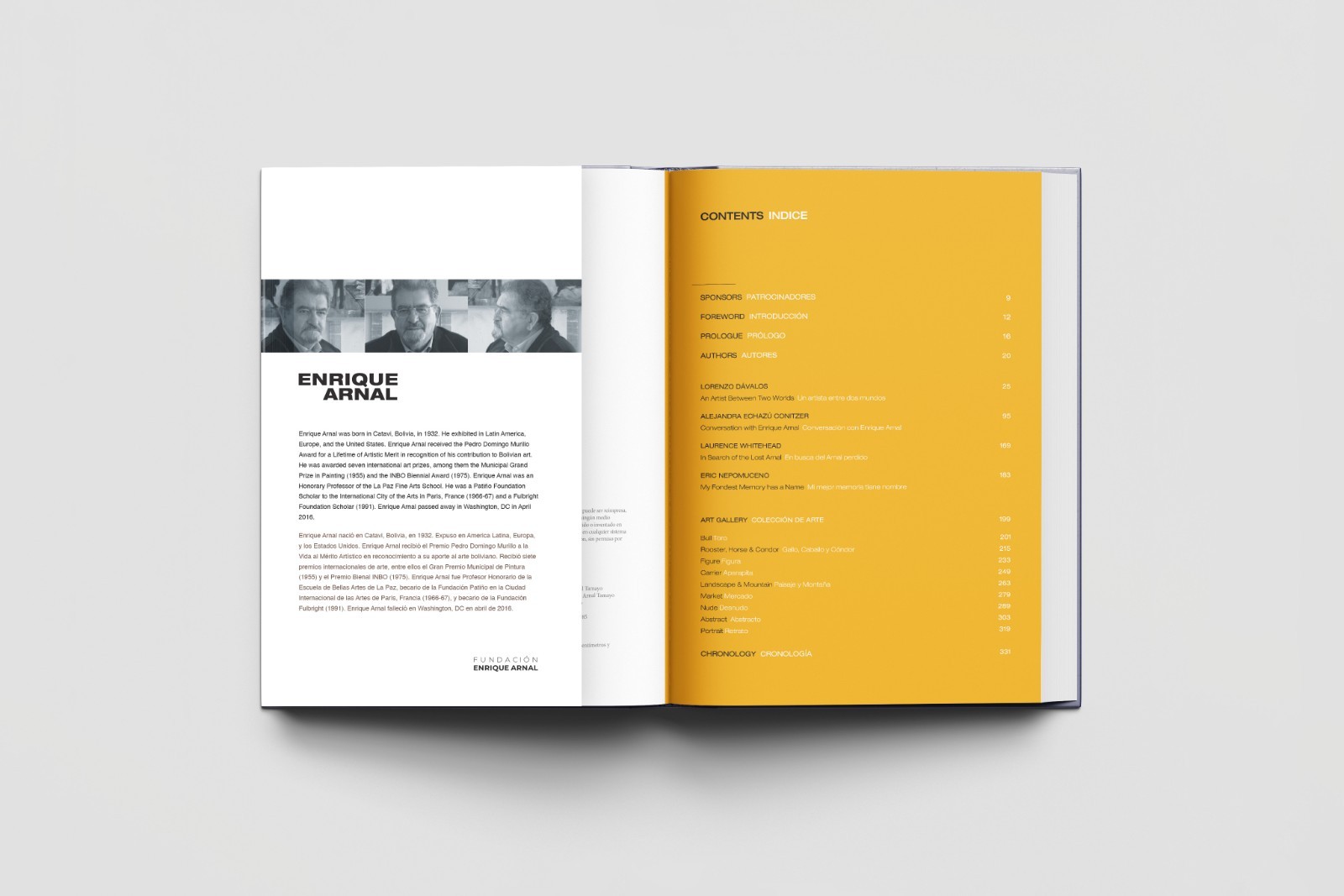 Enrique Arnal: A Life in Art - Bilingual Softcover Book (English & Spanish)