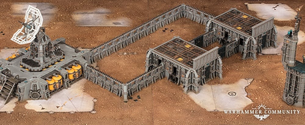 Warhammer 40k Terrain Battlezone Fronteris Nachmund NIS OOP