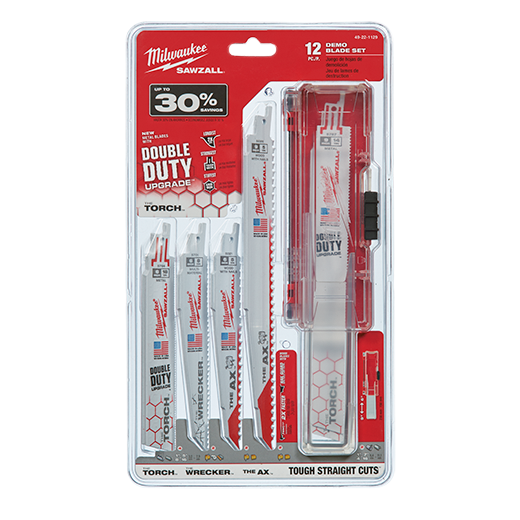 Milwaukee 49-22-1129 12-Piece Ultimate Demolition Sawzall Blade Set