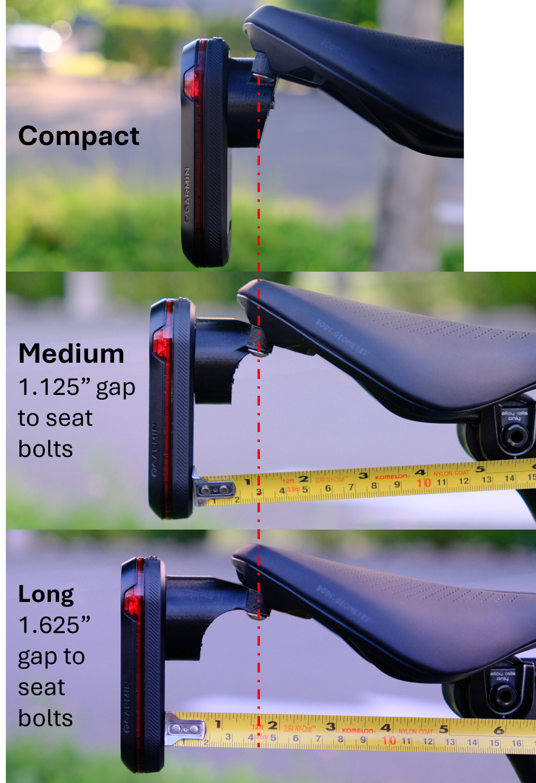 Garmin Varia Mount for Specialized Power Saddle (SWAT)