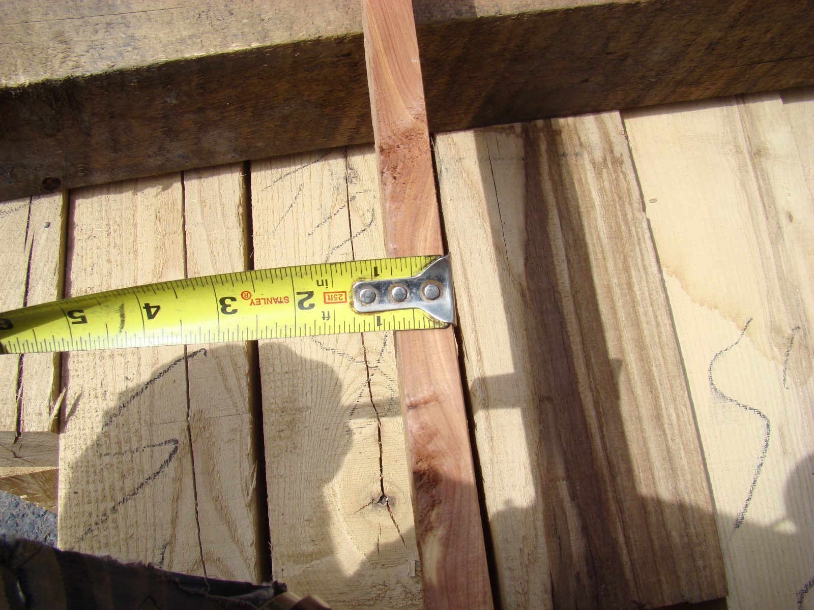 15 Pieces of Aromatic Eastern Red Cedar Boards 1/2" x 2 1/2" x 32" long