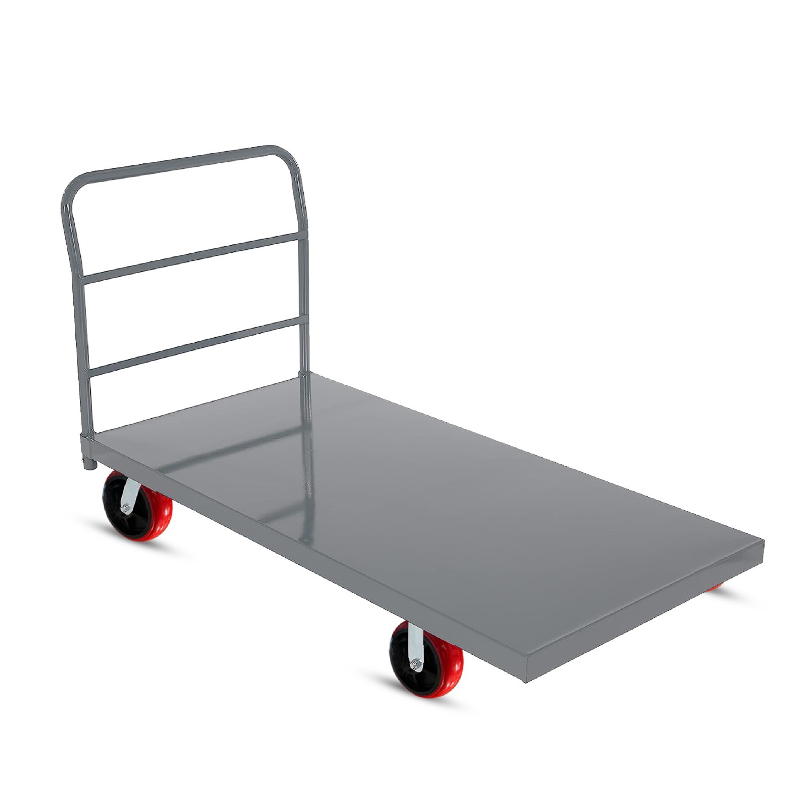 Flatbed Platform Cart Industrial Dolly Heavy Duty 60” x 30” Hand Push 3300 LB