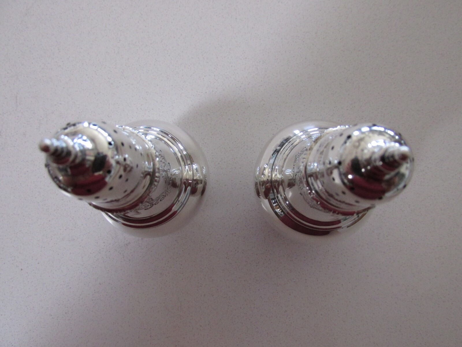 Vintage Treasure Sterling (#844) Sterling Silver Salt & Pepper Shakers