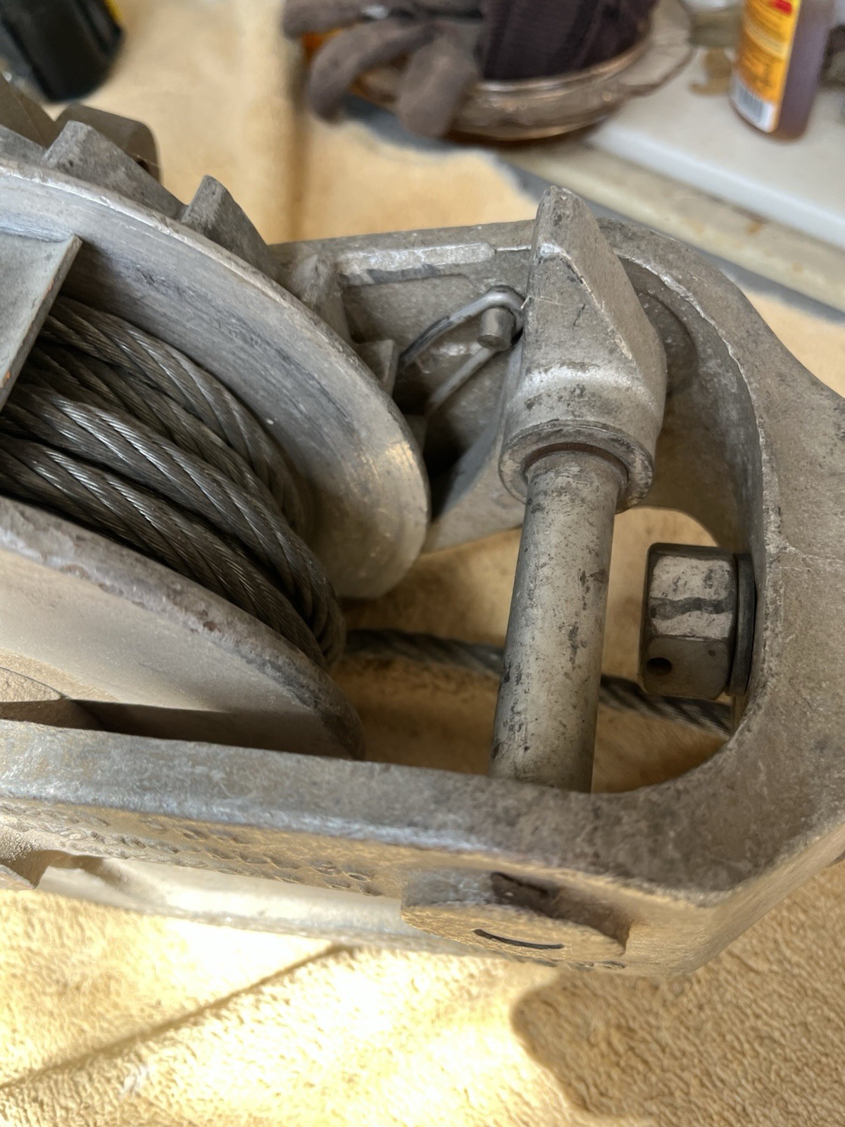 LUG-ALL Model 6000-15 Aluminum Hoist MFG By Lincoln Precision For Lug-All Tested