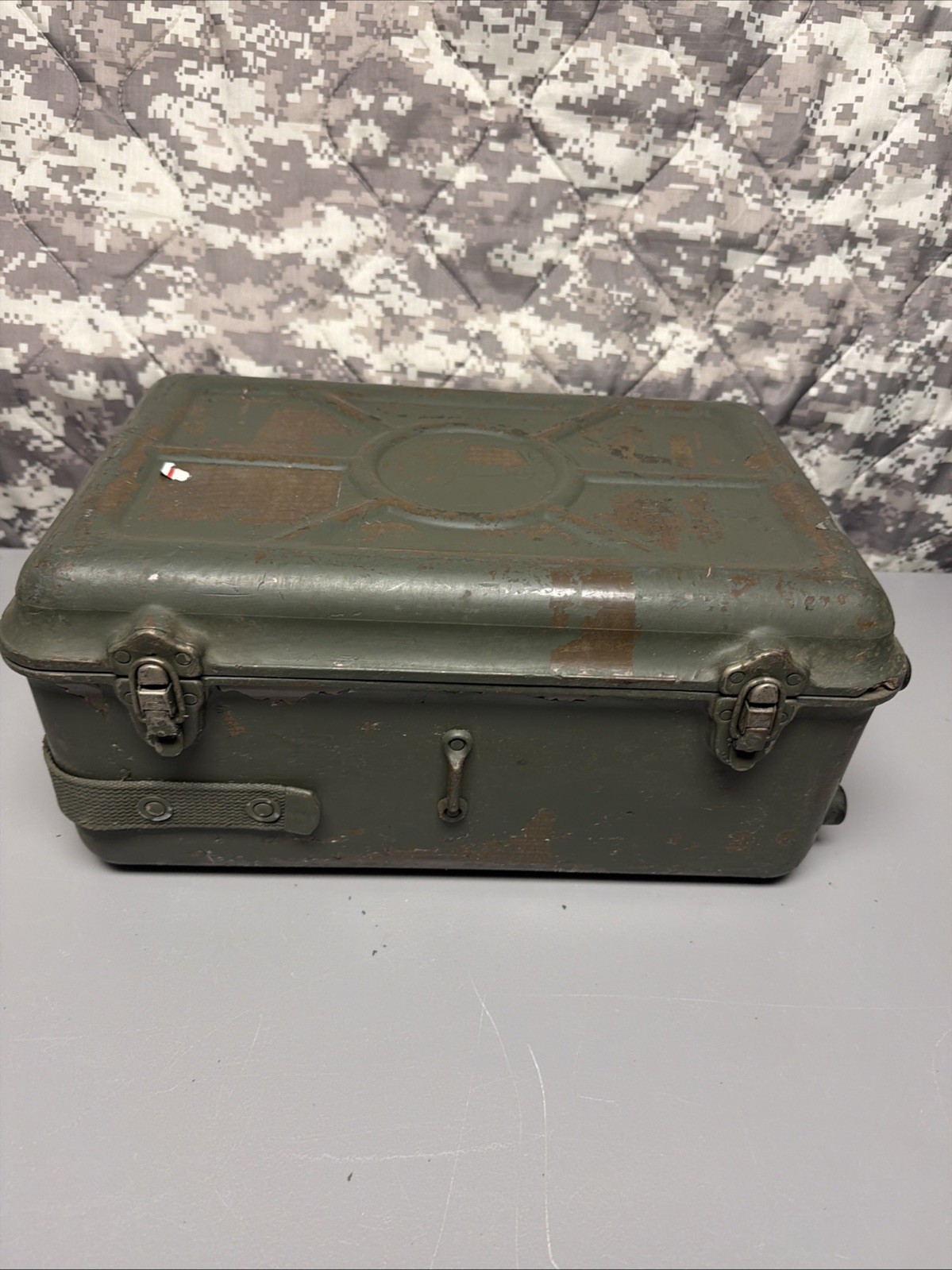 Antique Military Issue Kollsman Aircraft Periscopic Periscope Sextant & Case #03